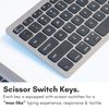 Macally Slim USB Wired Small Compact Mini Computer Keyboard for Apple Mac, iMac, MacBook Pro/Air, Mac Mini, Windows PC Desktops, Laptop (Space Gray)