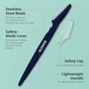 DORCO Line-Up Razor for Men - Ultimate Grooming Tool for Mustache & Beard (2 Pack)