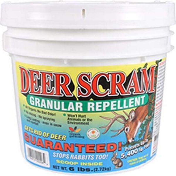 Enviro Pro 1006 Deer Scram Repellent Granular White Pail, 5.76 Pounds, (Packaging May Vary)