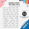 Engaging Magnetic Words for Key Stage 1 - Years 1&2 - Pack 3