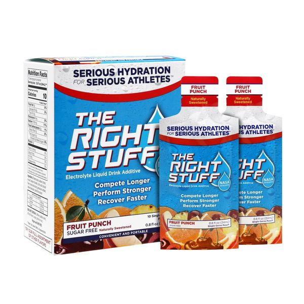 The Right Stuff Electrolyte Drink Concentrate - 10 Pouch Box - Fruit Punch