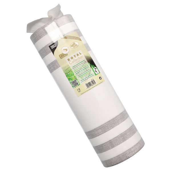 Papstar Table Runner RC Grey Lines