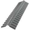 4 Ft. Castle Grey Polycarbonate Ridge Cap Flashing