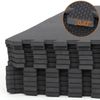 12 Tiles Puzzle Exercise Mats 24''×24'' Interlocking Foam Workout Floor Mats