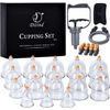 Cupping Therapy Set, 18 Pcs Cupping Set, Professional Cupping Kit for Massage Th