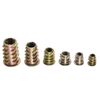 100pcs Hex Drive Wood Screw Inserts Nuts Set M4 M5 M6 M8 M10 Assortment Thread