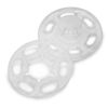 Flying Horse66 30 Sets Plastic Sew on Snap Fasteners, Transparent Press Studs Plastic Snaps Button, 21mm