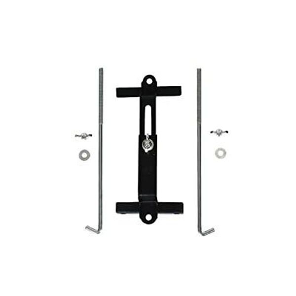 Adjustable Battery Hold Down,Universal Crossbar with J Hook Bolt 10.6 Inch