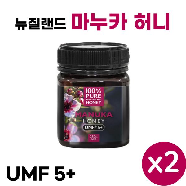 New Zealand Manuka Honey UMF 5 + 250g 100% Pure New Zealand Pure Honey Manuka Honey, 1 Pack