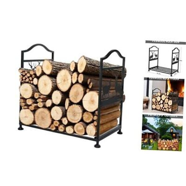 Firewood Rack, Firewood Rack Outdoor, Wood Rack for Firewood, Firewood Storage