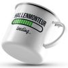 JUNIWORDS Emaille-Tasse, Hallenmonteur loading, Silberner Tassenrand (6199313)