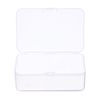 sourcing map Component Storage Box 3.54" PP Electronic Organizer Box with Cover Hardware Containers Tools Boxes for Small Accessories