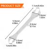 SCHUIWINNER One Piece Durable Double Open End Spanner Ergonomic Handle Ultra Thin Spanner Polished Surface Open Ended Flat Spanner for Household Maintenance