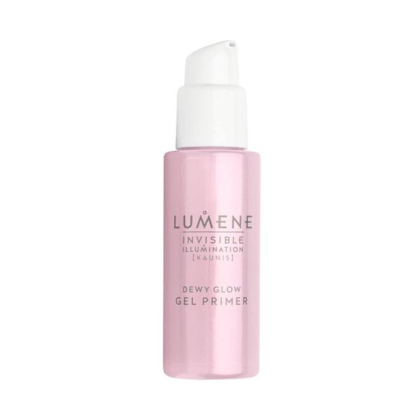 Lumene Dewy Glow Gel Primer - Invisible Illuminating Primer + Hydrating Gel for Radiant Glowing Skin - Lightweight Brightening Face Primer for Makeup + 24hr Visibly Smoother Skin (1oz)