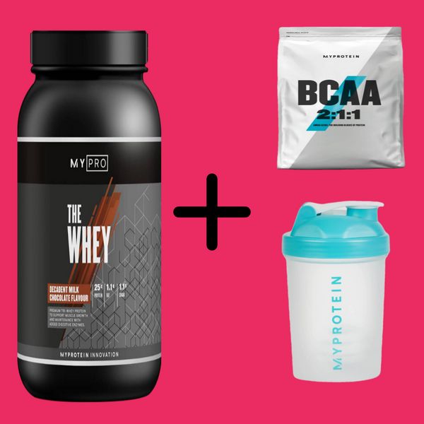 My Protein The Way wpc wpi wph combination protein supplement 30 servings, various flavors + shaker + bcaa random flavor 250g set, chocolate caramel (shaker + random bcaa gift), 1 pc, 870g