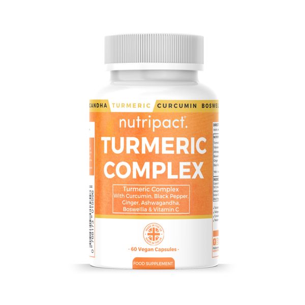 Turmeric Capsules 10,000mg Curcumin, Black Pepper & Ginger Complex Tumeric