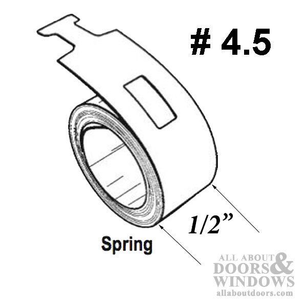 Coil Spring For Single Or Double Hung Sliding Windows 4.5 Lbs Constant Force