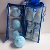 Bath Bomb Products - Bubble Bath Truffles: Ocean Waves 3 Pack Bath Truffles, 2 Pack 8 oz Ocean Therapy Hand and Body Massage Lotion by Dead Sea Spa Care, Bubble Bath, Bubble Truffles, Bath Truffle