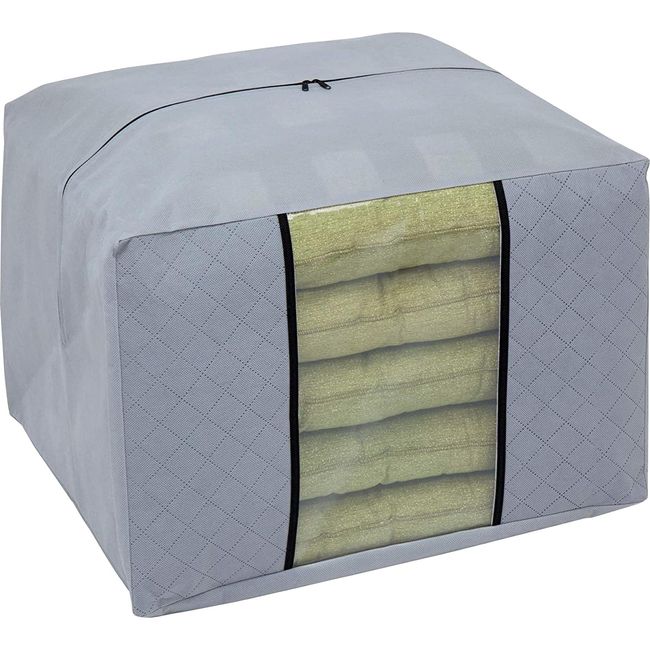 Astro 171-54 Storage Case for Zabuton Floor Cushions, Gray, Non-Woven Fabric, Activated Charcoal, Deodorizing, Storage Bag