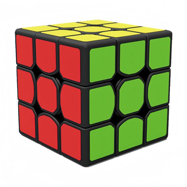 Official Edition Magic Cube Competition Cube Magic Cube for Professionals Rotating Smooth Stability Educational Toy Magic Cube Sticker Edition (3x3x3)