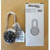 NEW Master Lock Pad Lock - Silver with Black Face Long Shackle