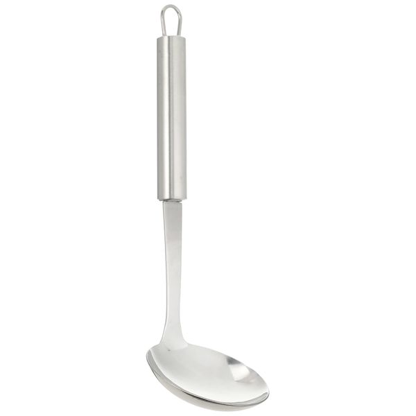 Wahei Freiz GC-034 Silver Ladle 1.6 x 2.5 x 8.5 inches (4 x 6.3 x 21.7 cm) All Stainless G Cook