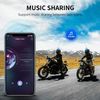 Motorcycle Bluetooth Intercom with Music Sharing, M1S Pro 2000M 8 Riders Group H
