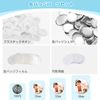 Can Batch Machine Material 1.3 inches (32 mm) Can Badge Making, Badge Material, Button Badge, Plastic, 200 Pieces, Shell