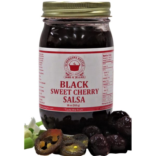 Black Sweet Cherry Salsa, 18 oz