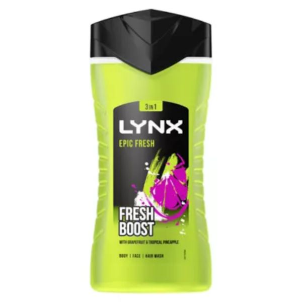 Lynx Epic Fresh Grapefruit & Tropical Pineapple Scent Shower Gel 225ml