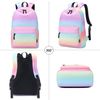 abshoo Lightweight Water Resistant Galaxy Backpacks for Teen Girls School Backpack with Lunch Bag (Rainbow Set)
