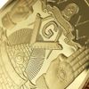 Masonic Challenge Coin Gold Plated Freemason Commemorative Coins