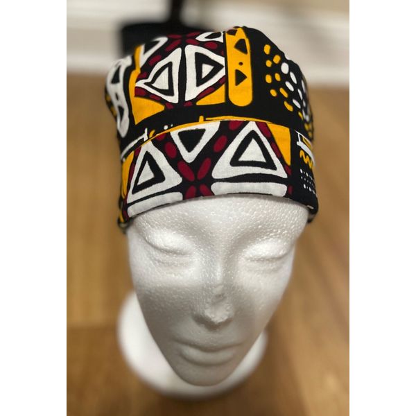 African print/Surgical Scrub Hat/Handmade/scrub cap/African scrub cap