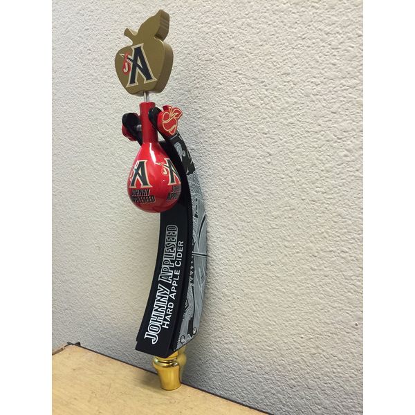 Johnny Appleseed Hard Apple Cider Tap Handle