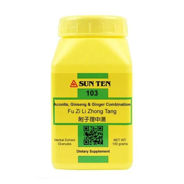 Sun Ten Aconite - Ginseng & Ginger Combination 103 Granules - 100g