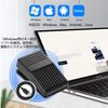 RAAKIMO Foot Pedal, USB Foot Pedal Switch, Mouse Control, Keyboard Control, Multi-Function Foot Switch Pedal, Plug and Play, PC, PC, Connection, Mouse, USB Foot Switch