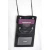Neck purse LEAS, Genuine Leather, black - ''LEAS Travel-Line''