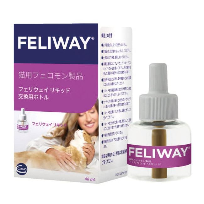 Feliway Seba Japan Feliway Liquid (Replacement Bottle) for Cats, 1.6 fl oz (48 ml)