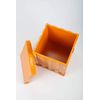 point home Designer Chair Container Stool Retro Orange 41 cm