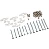 Rubbermaid, White, Fasttrack Adjustable Hardware Shoe Bracket, Compatible with Closet Shelving Organization System