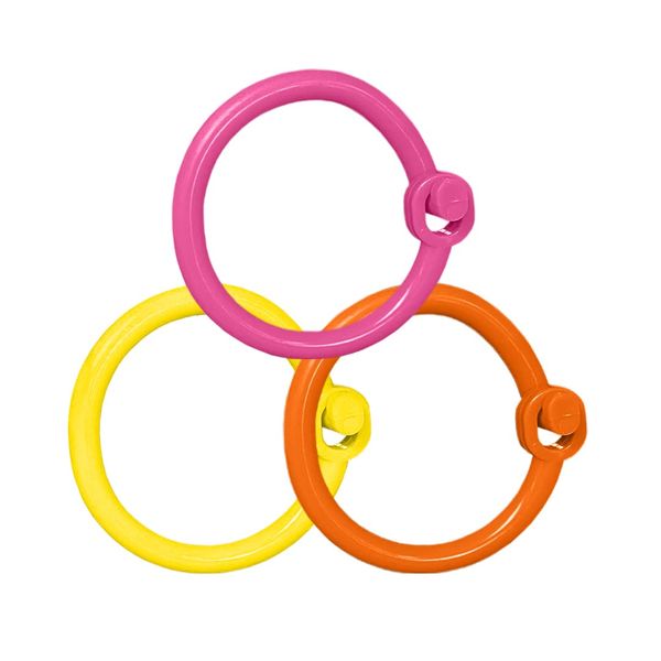 LUMI | Set of 3 Clips for Portable White Noise Machine | Yellow, Orange, Pink | Easy Clean | Child Safe | Compatible with All LUMI Portable White Noise Machines…