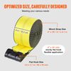 Truck Straps Winch Strap 4" x 30' with Flat Hook for Towing 4 Pack Yellow