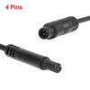 X AUTOHAUX 4 Pin 13ft 4m Car Backup Camera Extension Cable Dash Camera Wires