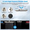 Hibbent 13-Inch Filtered Rainfall Shower Head Handheld Spray Combo High Pressure