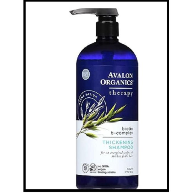 Avalon Organics Therapy Thickening Shampoo Non-GMO, Biotin B-Complex, 32 Oz