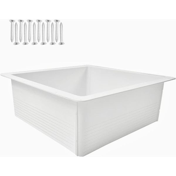 2012 Vent Garnish Replacement Modular Installation Ring Interior Inside Deep Radius Vent line - 5.6" Vertical Leg