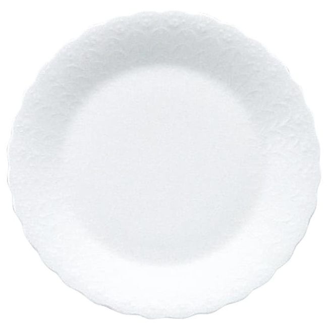 Narumi 9968-1527 Silky White, 6.7 inches (17 cm) Pan Plate, Bone China