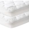 Waterproof Pack N Play Mattress Pad Protector Soft Cotton Mini Crib Sheets Cover