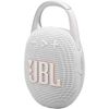 JBL Clip 5 Portable Waterproof Wireless Speaker (White)