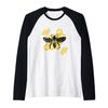 Beekeeper Bee Retro Distressed Vintage Raglan Baseball Tee